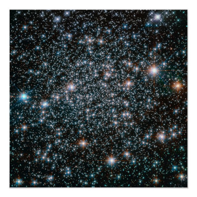 Hubble Heavy Metal Stars Cluster Poster (Front)