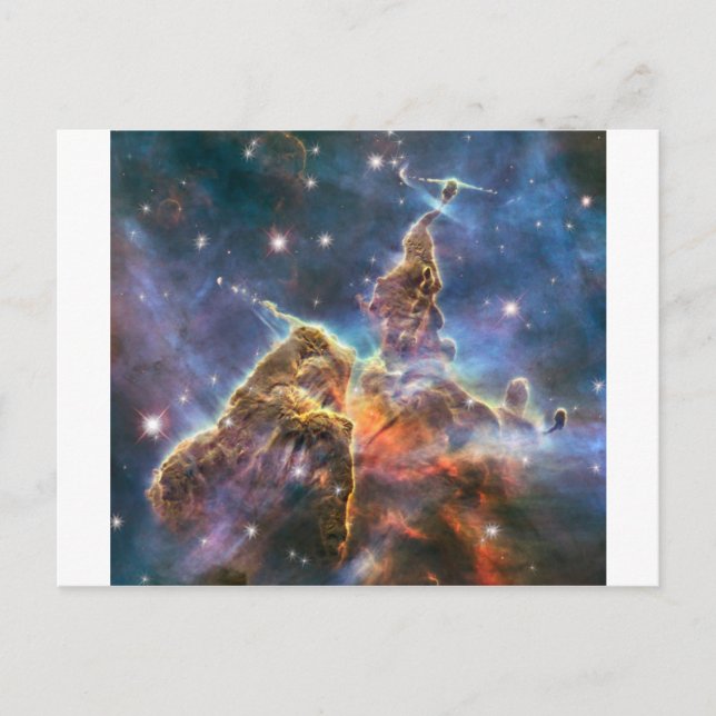 Hubble Image Deep Space Nebula Postcard (Front)