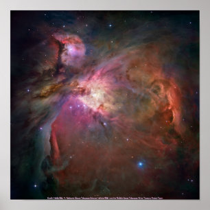Hubble / Orion Nebula Poster