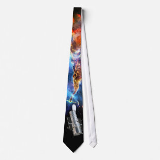 Hubble Space Telescope and Carina Nebula Tie