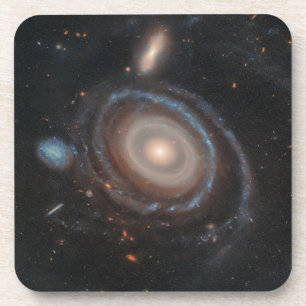 Hubble Space Telescope Bullseye Galaxy Coaster