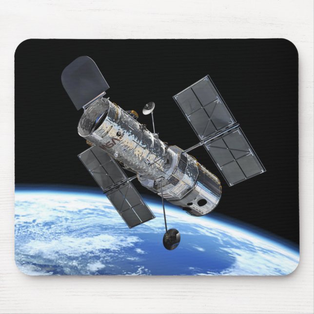Hubble Space Telescope In Earth Orbit NASA Photo Mouse Pad (Front)
