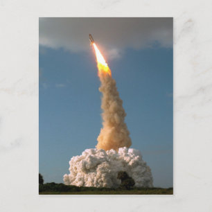 Hubble Space Telescope lift off NASA Postcard