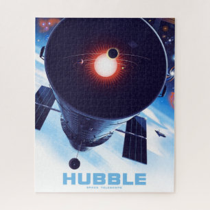 Hubble Space Telescope Poster. Jigsaw Puzzle