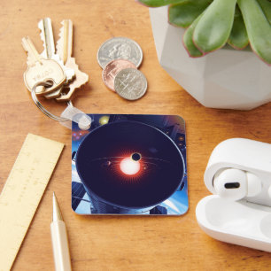 Hubble Space Telescope Poster. Key Ring
