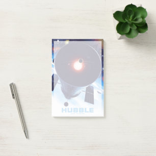 Hubble Space Telescope Poster. Post-it Notes