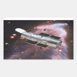 Hubble Space Telescope Rectangular Sticker