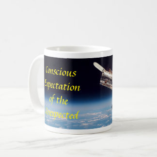 Hubble Space Telescope with orignal motto Mug