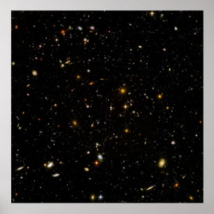 Hubble Ultra Deep Field Poster
