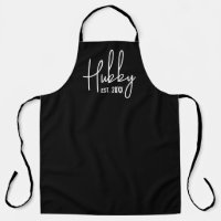 Hubby and wifey kitchen aprons for couple