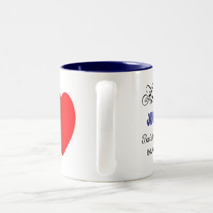 Hubby custom couple married Two-Tone coffee mug