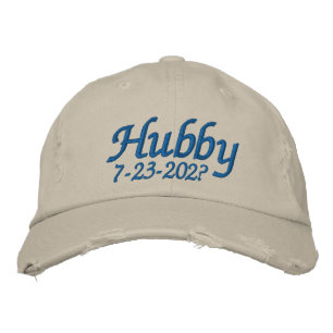 Hubby Embroidered Hat