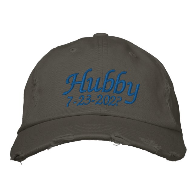 Hubby Embroidered Hat (Front)