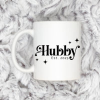 Hubby Est year any colour elegant retro font