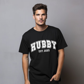 Hubby Established 2025, Just Married T-Shirt