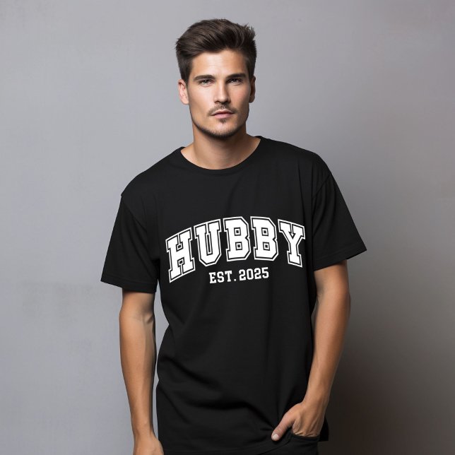 Hubby Established 2025, Just Married T-Shirt (Creator Uploaded)