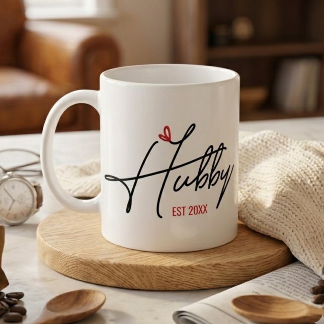 Hubby Established Personalised Coffee Mug (Creator Uploaded)