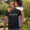 Hubby Modern Black and White Script Men's