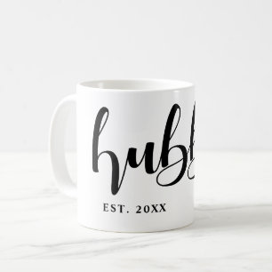 Hubby Newlywed Calligraphy Coffee Mug
