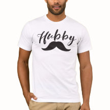 Hubby T-Shirt (with Moustache)
