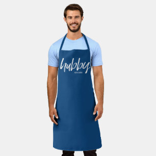 Hubby - Whimsical Calligraphy for the Bride Apron
