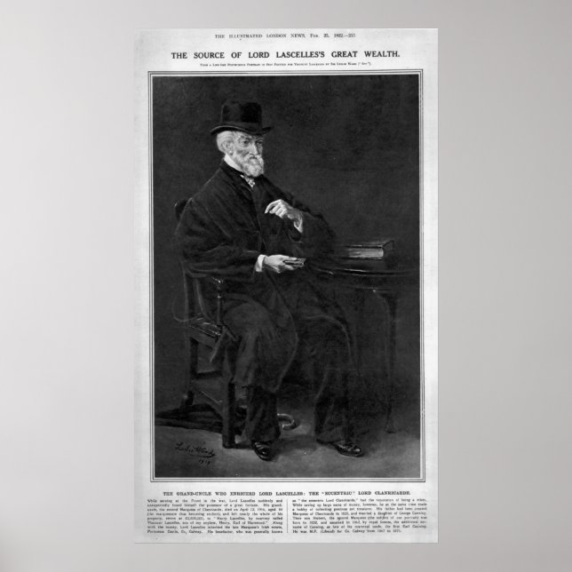 Hubert George de Burgh-Canning Poster (Front)