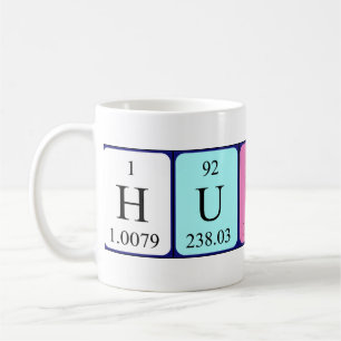 Hubert periodic table name mug