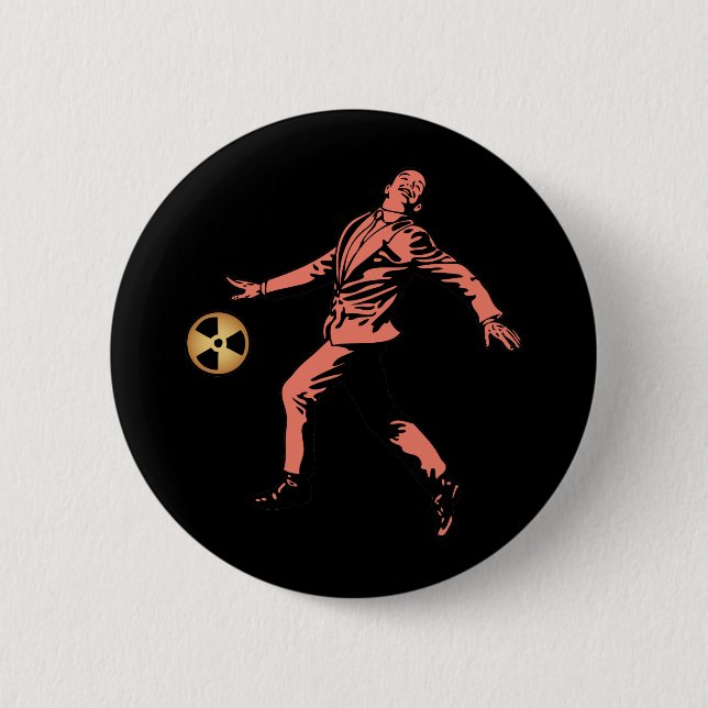 Hubris Ball 6 Cm Round Badge (Front)