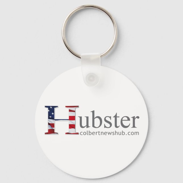 Hubster - Button Badge Key Ring (Front)