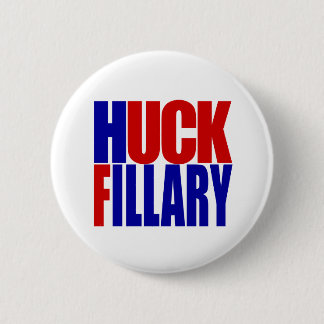 “HUCK FILLARY” 6-inch 6 Cm Round Badge