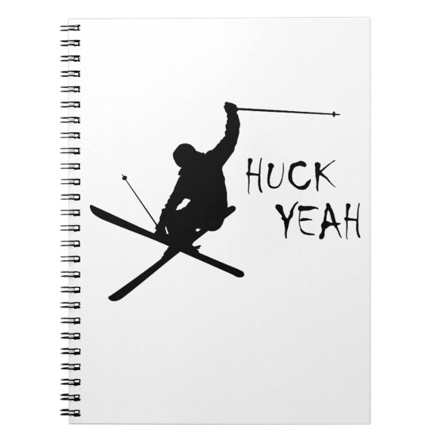 Huck Yeah (Skiing) Notebook (Front)