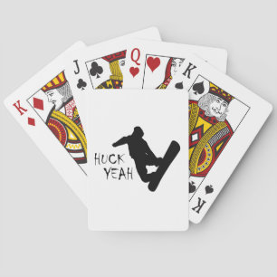 Huck Yeah (Snowboarding) Playing Cards
