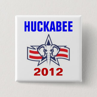 Huckabee 2012 15 cm square badge