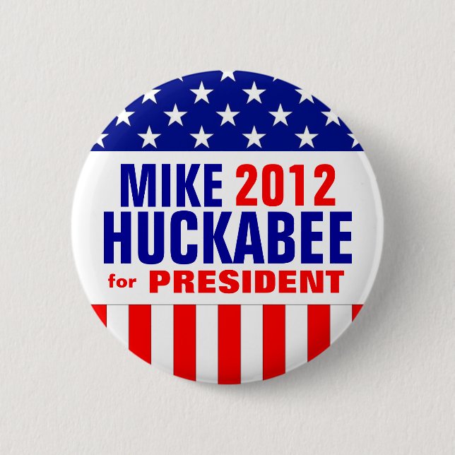 HUCKABEE 6 CM ROUND BADGE (Front)