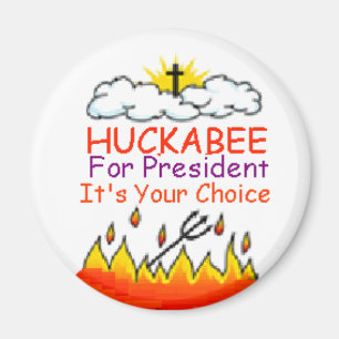 Huckabee Heaven/Hell Magnet