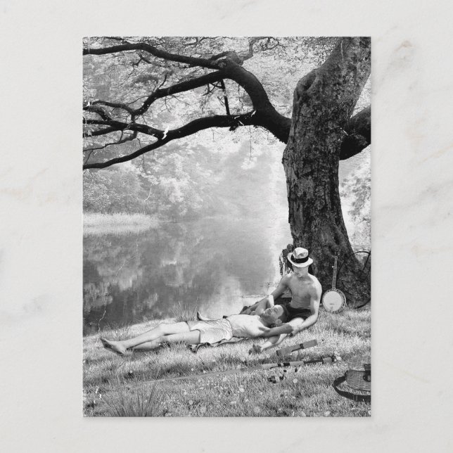 Huckleberry and Tom Postcard (Front)