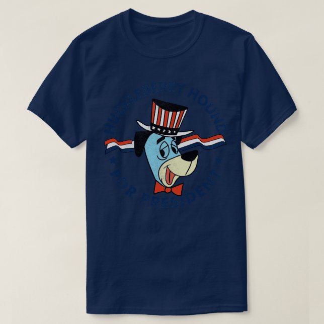Huckleberry hound for president T-Shirt (Design Front)
