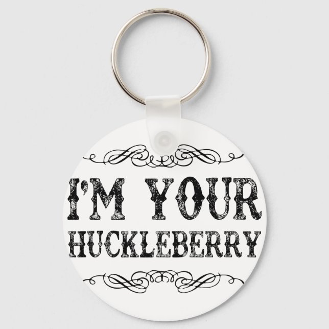 huckleberry key ring (Front)