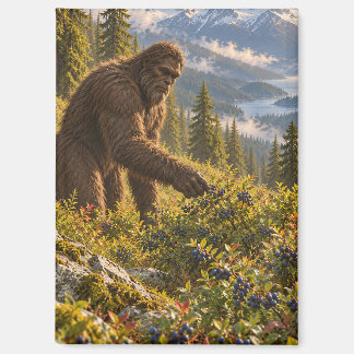 Huckleberry Season Bigfoot Magnet