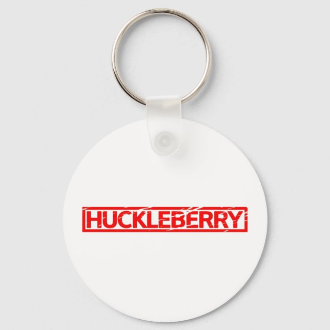 Huckleberry Stamp Key Ring (Front)