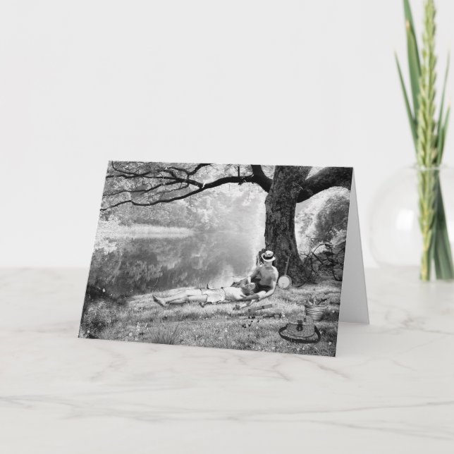 Huckleberry & Tom Card (Front)