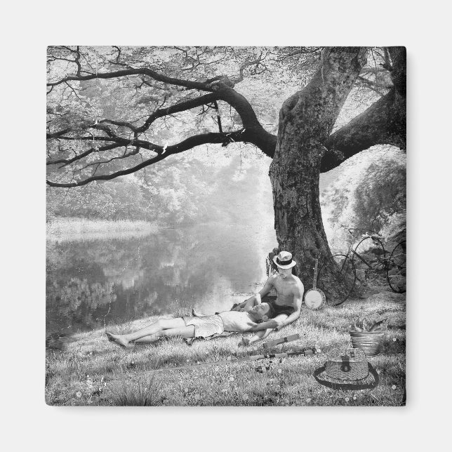 Huckleberry & Tom Magnet (Front)