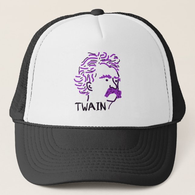 Huckleberry Twain Trucker Hat (Front)