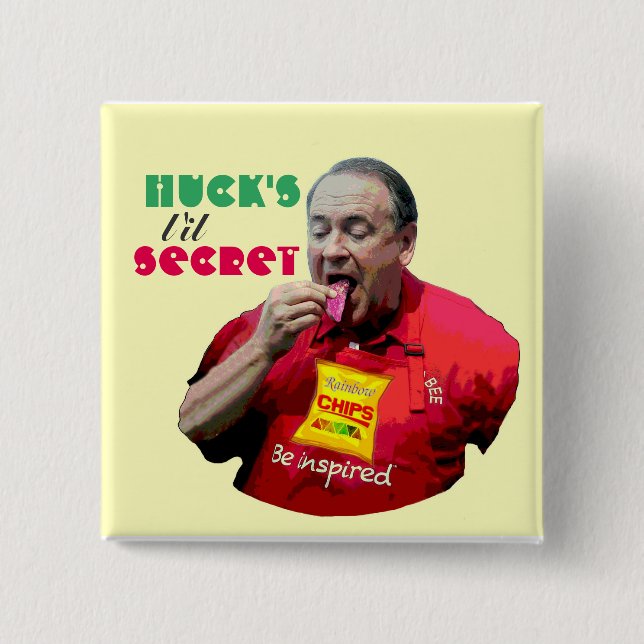 Huck's L'il Secret 15 Cm Square Badge (Front)
