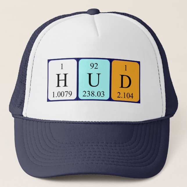 Hud periodic table name hat (Front)