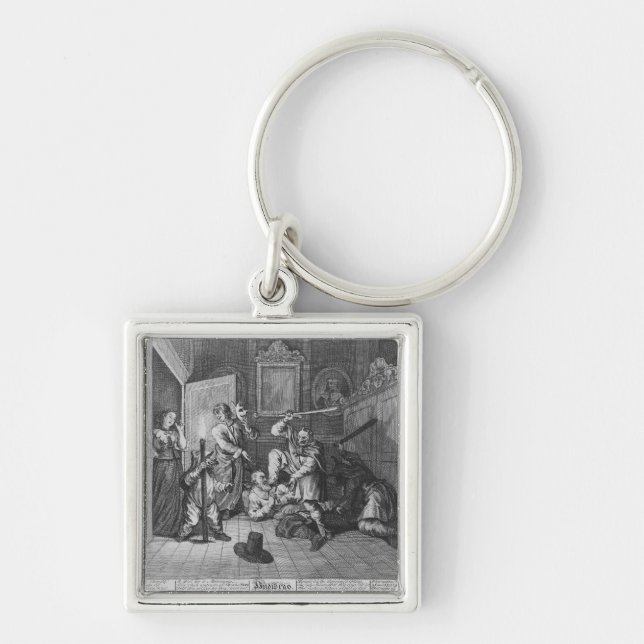 Hudibras Catechiz'd, Plate IV Key Ring (Front)