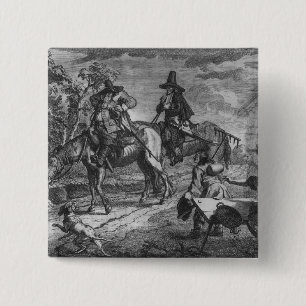 Hudibras Sallies Forth, Plate II 15 Cm Square Badge