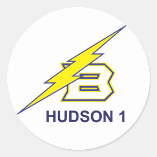 HUDSON 1 CLASSIC ROUND STICKER