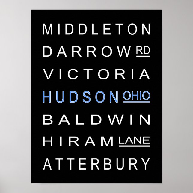 Hudson and Her Streets Poster (Front)