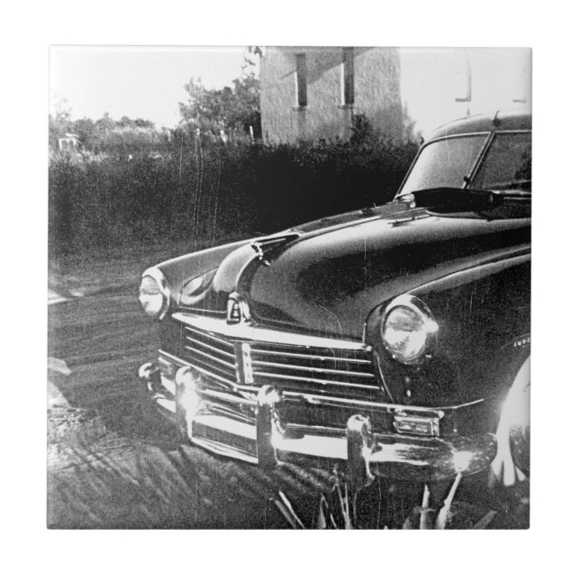 Hudson Antique Car Ceramic Tile (Front)